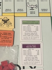 Vtg MONOPOLY Board Game 100% COMPLETE 1973 VINTAGE~NEVER BEEN PLAYED