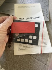 Tabletop Sci-Fi Wargame 1978 Sten Productions Battle-Sphere Complete Punched