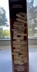 Tumbling Tower Game 72pc Wooden Stacking Blocks by Classic Games New 🌷