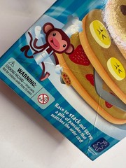 Educational Insights Pancake Pile-Up Relay Race Game COMPLETE Ages 4+ 2-12 Plyrs