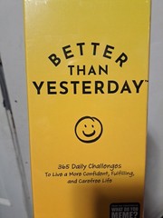 Better Than Yesterday 365 Daily Challenges Life Fullfilling Game NEW Sealed