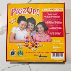 Blue Orange Games| PIGZ UP! Wooden Children’s Kids Board Game Family Fun Ages 4+