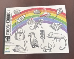 NIB Color Connect Game of fun and skill by Djeco for Ages 6-12 years