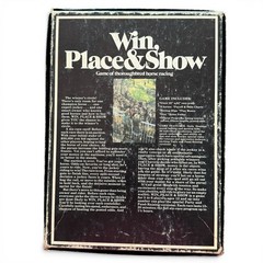 Avalon Hill Board Games Win, Place & Show Thoroughbred Horse Racing & Aquire 70s