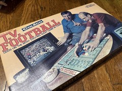 Vintage Super Coach TV Football Complete In Box Vintage 1974 Coleco Play NFL !