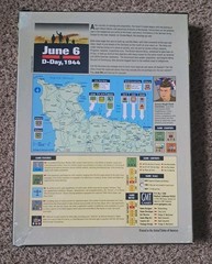 Sealed 1999 GMT Games June 6 D-Day, 1944 #9902 Strategic War Game Dented Box T