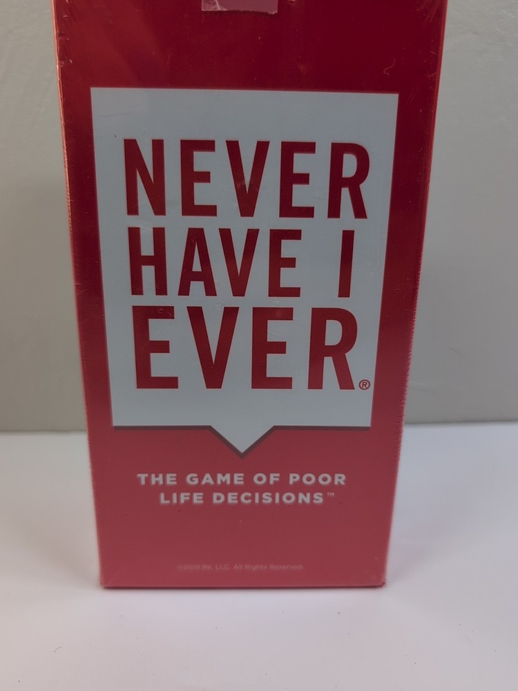 New Never Have I Ever The Game of Poor Life Decisions 2015 Party Game 17+