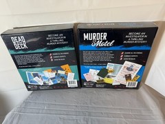 Hunt A Killer Murder at The Motel & Dead Below Deck Mystery Game Set – Brand New