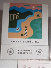 NC Adventure Bucket List by Reach International Outfitters 50 Scratch Off Cards