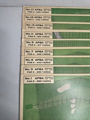 APBA Professional Golf Game