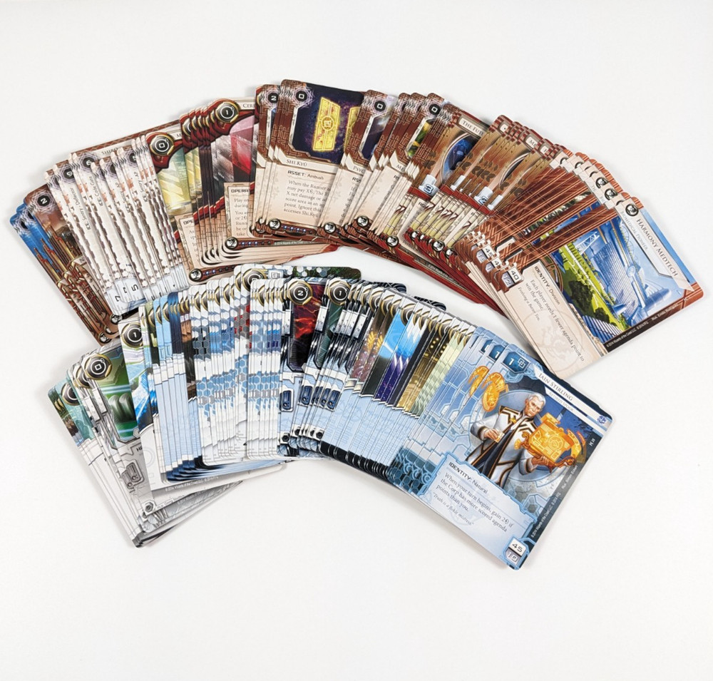 ANDROID NETRUNNER LCG Expansion HONOR AND PROFIT Used Missing 18 Cards See Notes