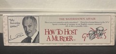 1986 How To Host A Murder Watersdown Affair Sealed & Original Price Tag Party