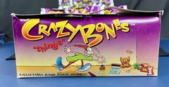 10 Sealed Packs GoGo’s Crazy Bones Things & Empty Display Box