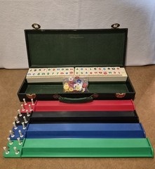 Vtg Crisloid Rummikub Rummy Game Set Complete 108 Molded Hollow Plastic Tiles
