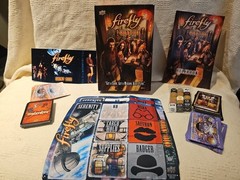 Firefly Shiny Dice Game: Dice, 100 Cards, 2 Rubber Play Mats (2015, Upper Deck)