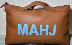 American Mahjong Set •160 Melamine Tiles •Racks •Storage Satchel