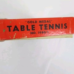 VTG Gold Medal Table Tennis Complete Junior Set #1980/1 Ping Pong Very Good