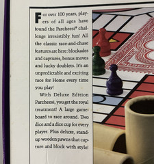 Vintage 1989 Parcheesi Deluxe Board Game Milton Bradley Complete Wood Pawns