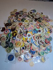 Pogs Pog Lot 1993 Lightly Used Mix Lot Of 1000
