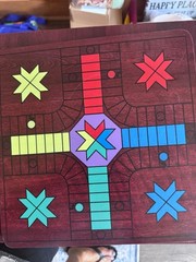 Wooden Multi-Game Board with Storage Drawer for 7-in-1 Classic Games