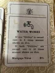 Parker Bros Monopoly 1930s Game with Board and Accessories- see description.