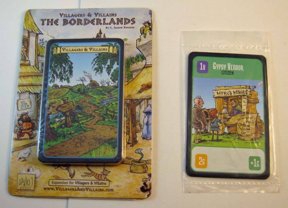 “Villagers & Villains: Borderlands – Expansion & 4 card PROMO KICKSTARTER lot”
