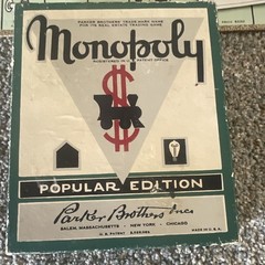1940S Or 50 Monopoly Game It Appears To Be Complete Lots Of Fun For Everyone