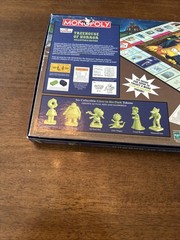 THE SIMPSONS TREE HOUSE OF HORROR Monopoly GLOW-IN-THE-DARK Board Game- Complete