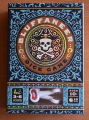 BLUFFANEER DICE GAME, AGES 10 & UP, 3-6 PLAYERS, 2020 PREVIOUSLY ENJOYED