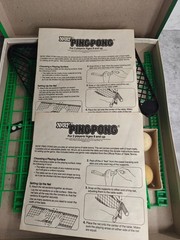 Vintage Nerf Ping Pong Table Tennis Game Complete 1982 USA Family Fun