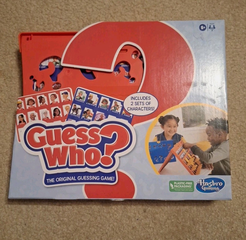 Hasbro Guess Who Game 2022 Yes & No Questions 2 Player Age 6+ Good Condition