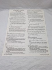 (5) They Met At Gettysburg Spearhead Games Board Game Reference Charts