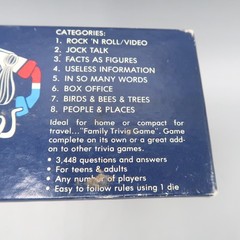 Vintage Teen Trivia Plus 80s Card Game Questions and Answers 1984