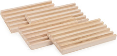 Spin Master Games, Wooden Domino Racks, Set of 4 Trays for Mexican Train Dominoe