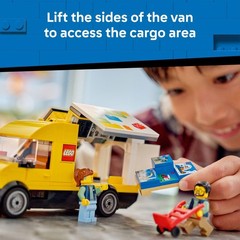 LEGO City Delivery Van Building Toy 60500 2 Minifigures Kids Ages 6+ Pretend