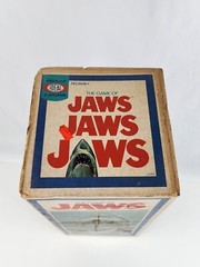 Vintage 1975 Ideal Jaws Shark game EMPTY box only -open from bottom-