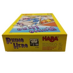 HABA Rhino Hero A Heroic Stacking Card Game for Ages 5 and Up 3-D 2-5 Players