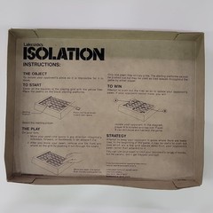 VINTAGE Lakeside Isolation Strategy Board Game, 2 Player, Ages 8 to Adult