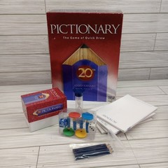 Pictionary The Game of Quick Draw 20th Anniversary Edition Parker Brother Hasbro