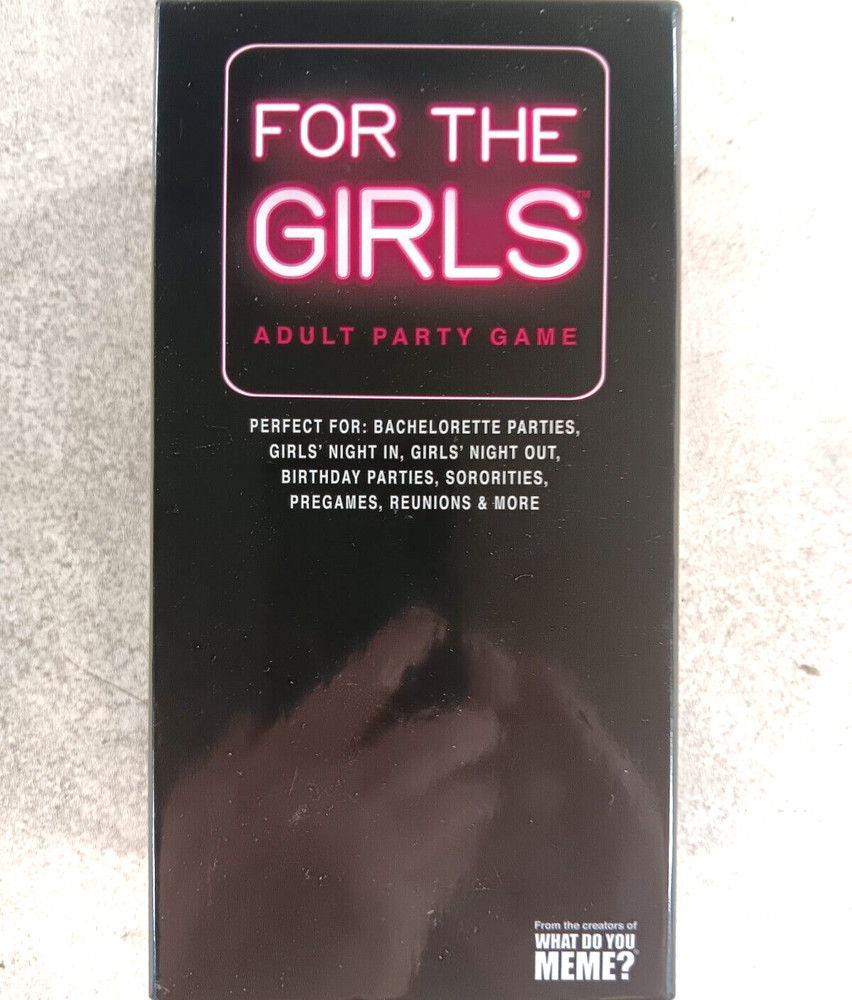 For The Girls Adult Party Game Open Box Bachelor Party Girls Night Fun
