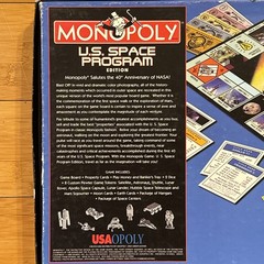 U.S. SPACE PROGRAM MONOPOLY NASA Edition, Complete (See Description, Photos)