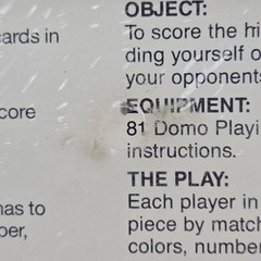 Vintage NOS Uno Dominos Family Board Game | International Games | 1990