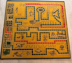 Ultra Rare 1933 Paramount Movie Alice In Wonderland Board Game Board only