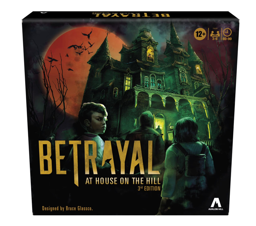 Betrayal At House On The Hill 3rd Edition, Board Game, Avalon Hill, 3-6 Players