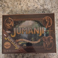 Jumanji The Game Real Wooden Box Edition of the Classic Adventure Game Complete