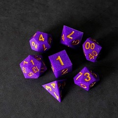 Silicone Rubber Poly Dice Set: Regal Ricochet