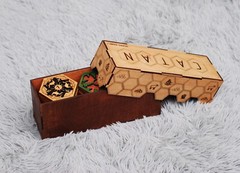Wooden game board for Settlers / 2-4 . 5-6 Player Custom Settlers Board