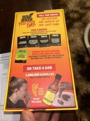 Hot Ones Truth or Dab The Game Hot Sauce Included Ages 17+🌶️ NIB