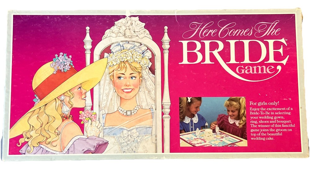 Vintage Here Comes The Bride Board Game 1987 Complete The Ungame Co.