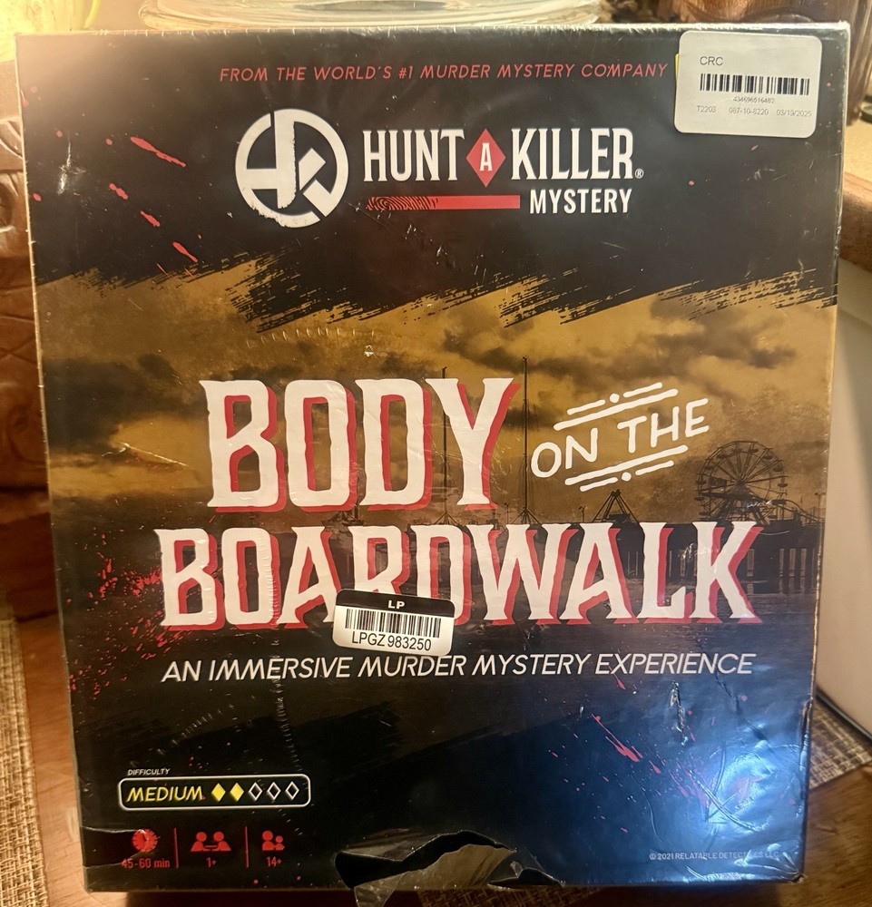 Hunt a Killer Body on the Boardwalk Immersive Murder Mystery Game